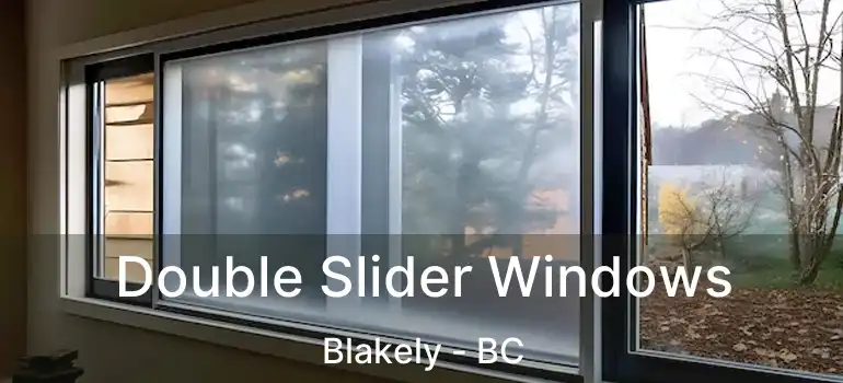  Double Slider Windows Blakely - BC