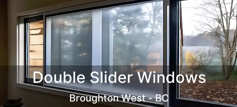  Double Slider Windows Broughton West - BC