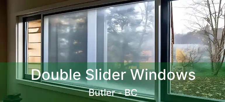  Double Slider Windows Butler - BC