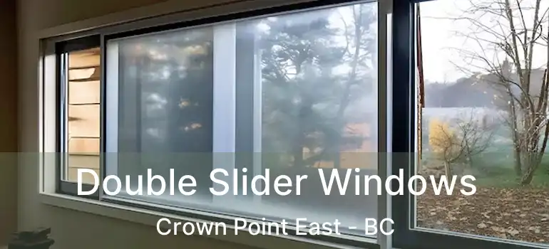  Double Slider Windows Crown Point East - BC