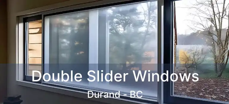  Double Slider Windows Durand - BC