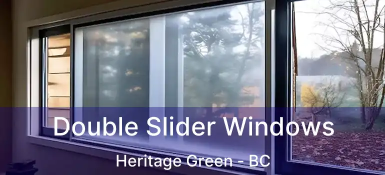  Double Slider Windows Heritage Green - BC