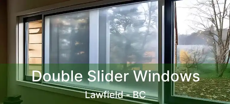  Double Slider Windows Lawfield - BC