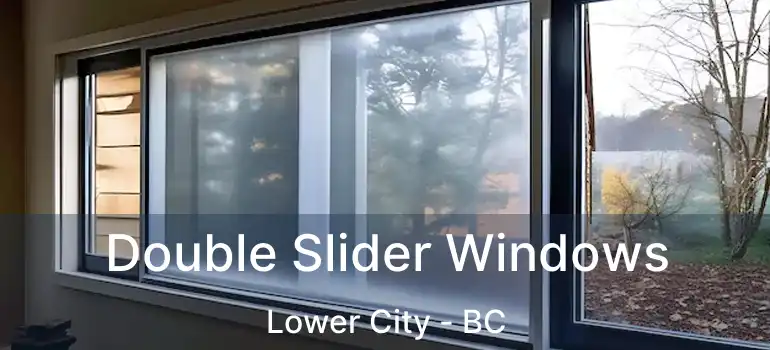  Double Slider Windows Lower City - BC