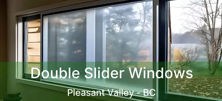  Double Slider Windows Pleasant Valley - BC
