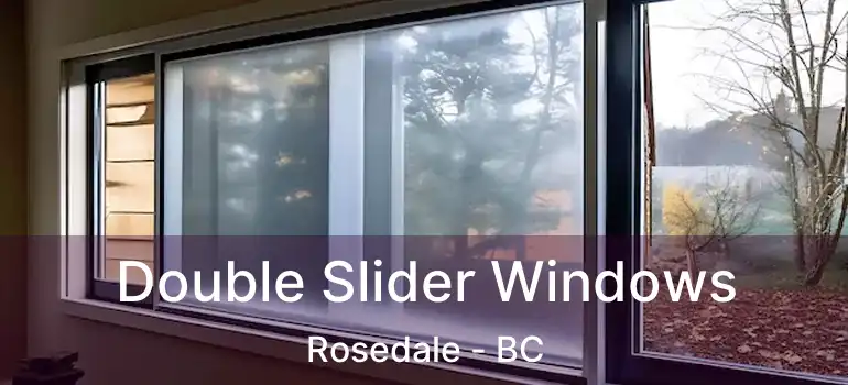  Double Slider Windows Rosedale - BC