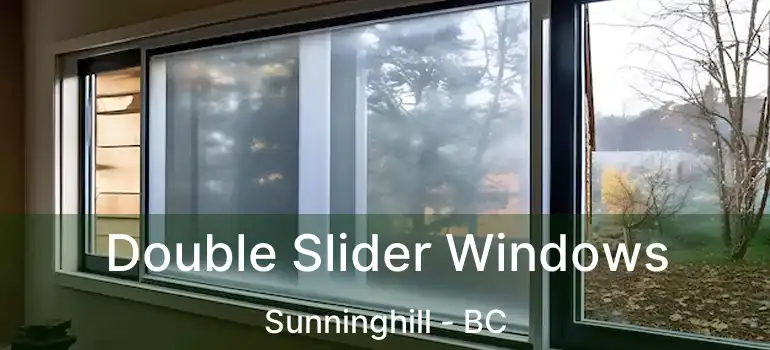  Double Slider Windows Sunninghill - BC