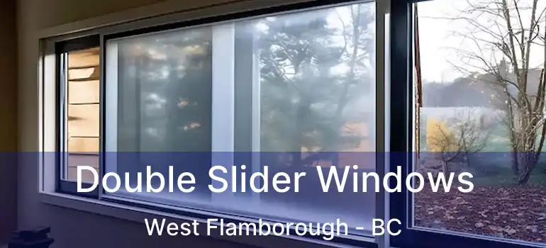  Double Slider Windows West Flamborough - BC