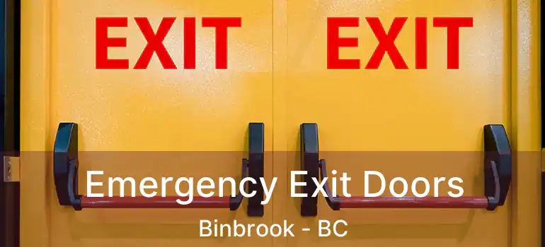  Emergency Exit Doors Binbrook - BC