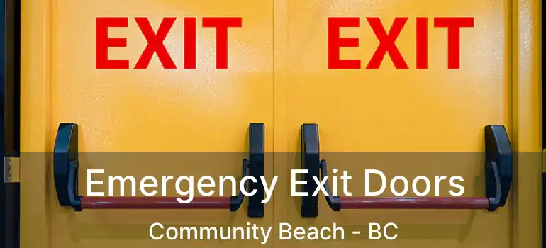  Emergency Exit Doors Community Beach - BC