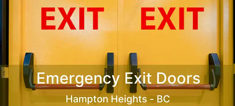  Emergency Exit Doors Hampton Heights - BC