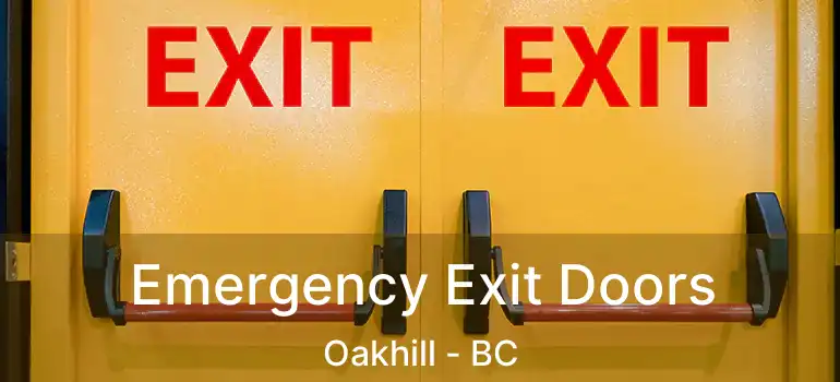  Emergency Exit Doors Oakhill - BC