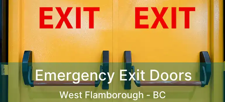  Emergency Exit Doors West Flamborough - BC