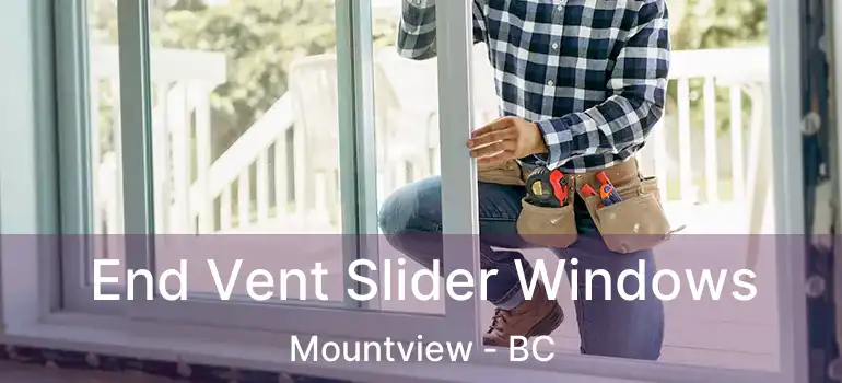 End Vent Slider Windows Mountview - BC
