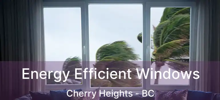  Energy Efficient Windows Cherry Heights - BC