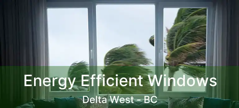  Energy Efficient Windows Delta West - BC