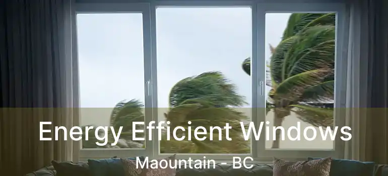  Energy Efficient Windows Maountain - BC