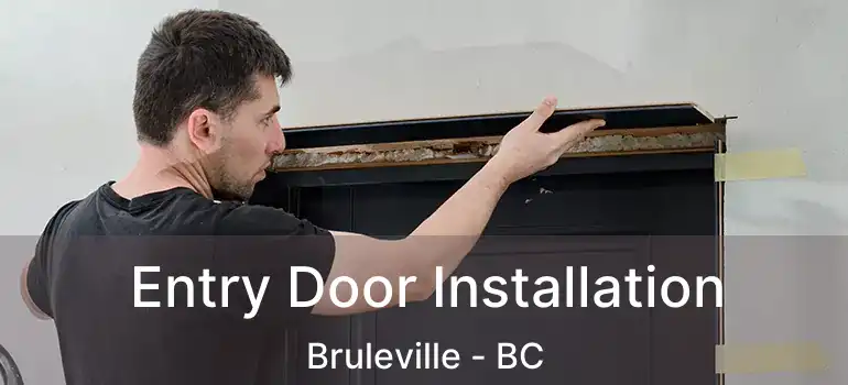  Entry Door Installation Bruleville - BC