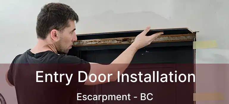  Entry Door Installation Escarpment - BC