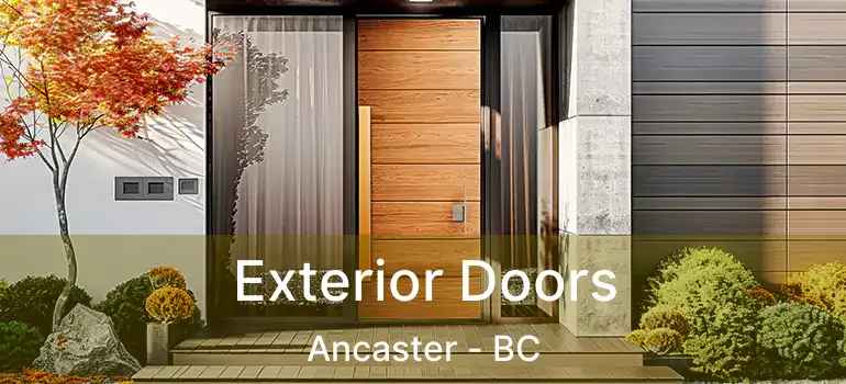  Exterior Doors Ancaster - BC