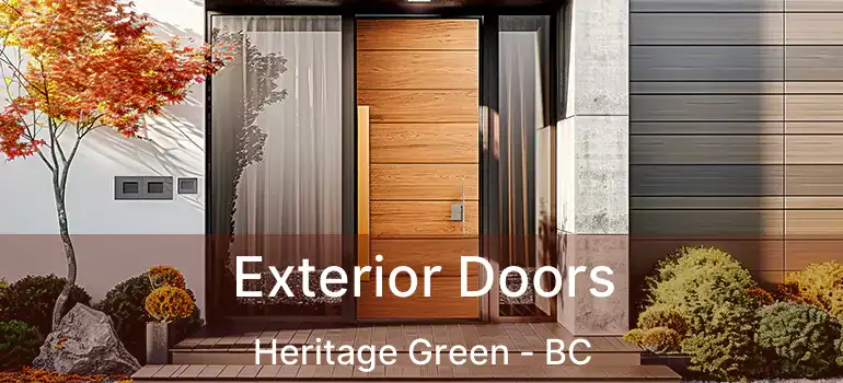  Exterior Doors Heritage Green - BC