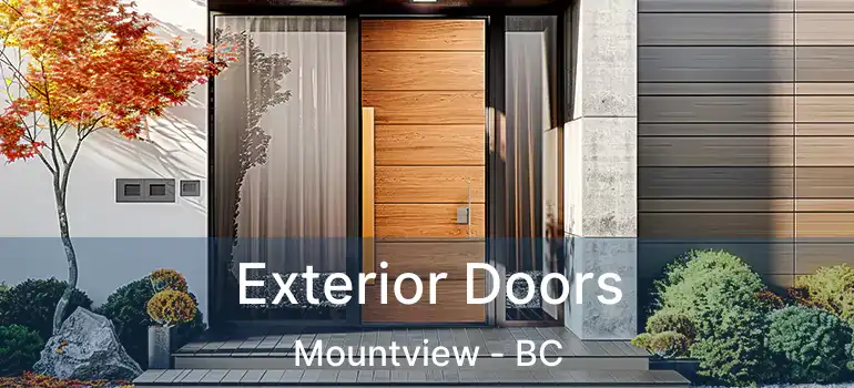  Exterior Doors Mountview - BC