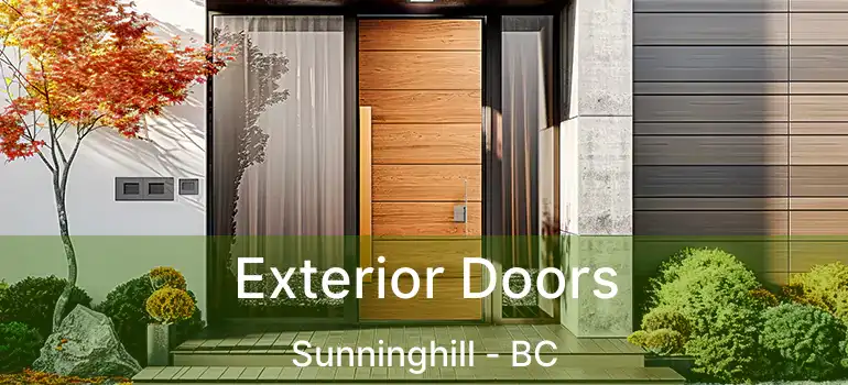  Exterior Doors Sunninghill - BC