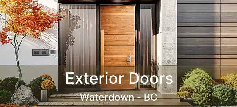  Exterior Doors Waterdown - BC