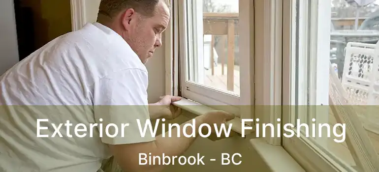  Exterior Window Finishing Binbrook - BC