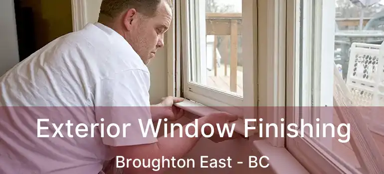  Exterior Window Finishing Broughton East - BC