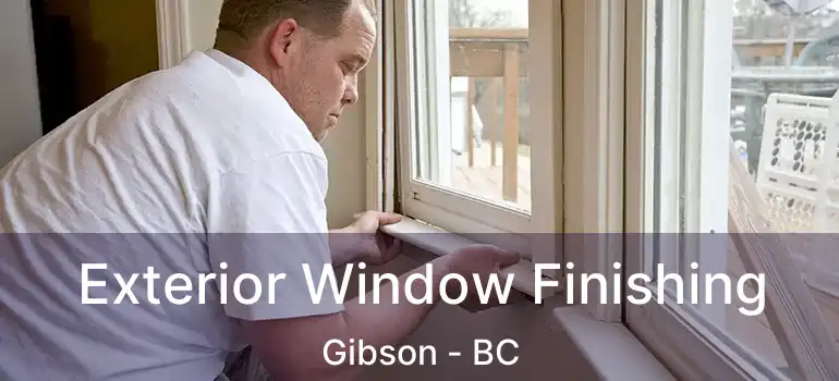  Exterior Window Finishing Gibson - BC