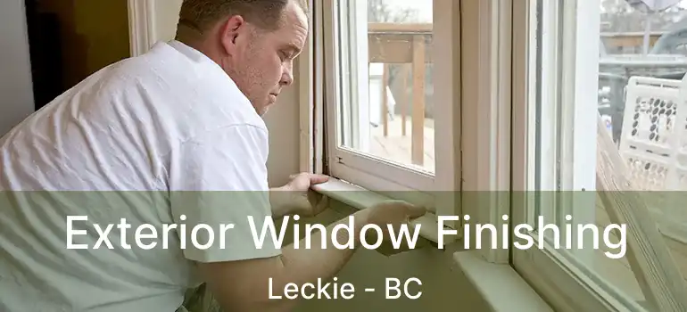  Exterior Window Finishing Leckie - BC