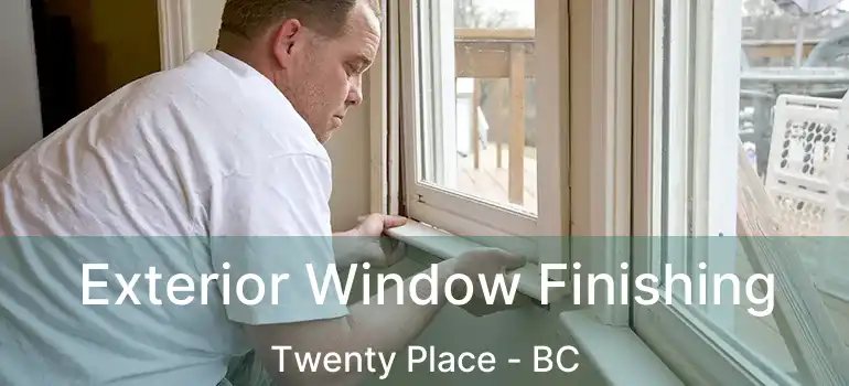  Exterior Window Finishing Twenty Place - BC