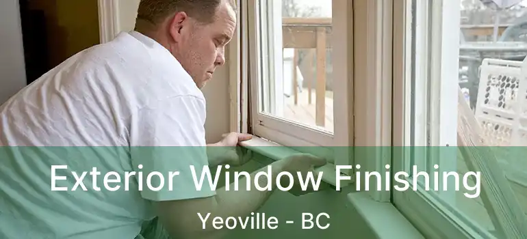  Exterior Window Finishing Yeoville - BC