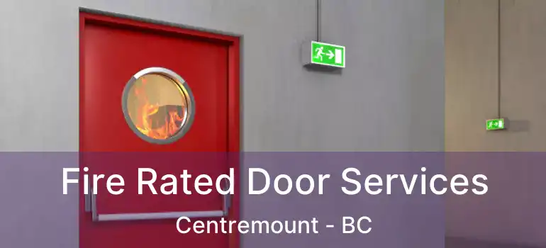  Fire Rated Door Services Centremount - BC
