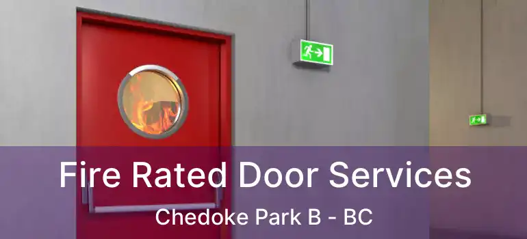  Fire Rated Door Services Chedoke Park B - BC