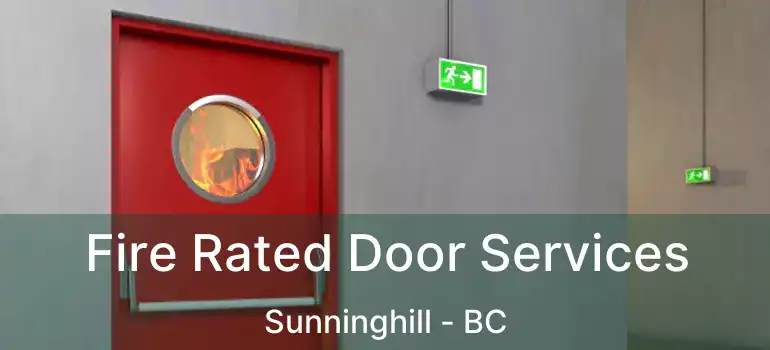  Fire Rated Door Services Sunninghill - BC