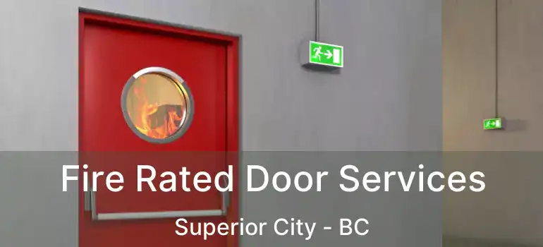  Fire Rated Door Services Superior City - BC