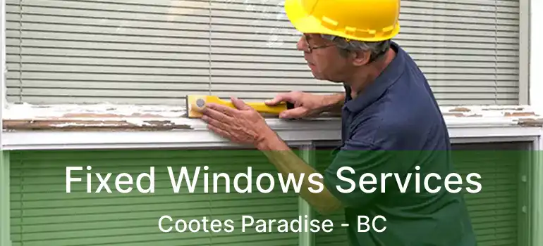  Fixed Windows Services Cootes Paradise - BC