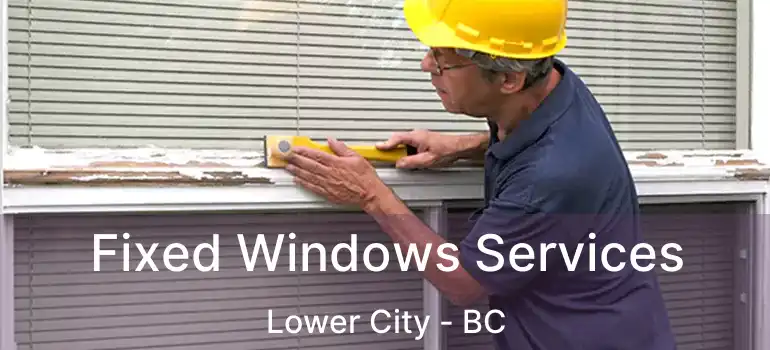  Fixed Windows Services Lower City - BC