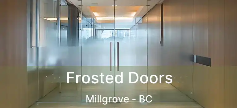  Frosted Doors Millgrove - BC