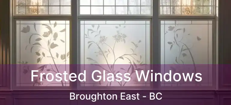  Frosted Glass Windows Broughton East - BC