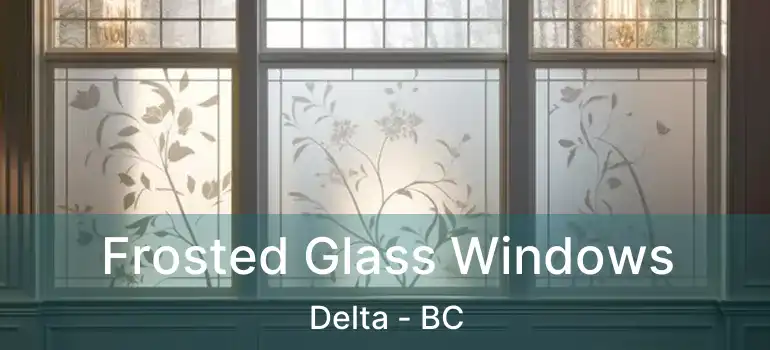  Frosted Glass Windows Delta - BC