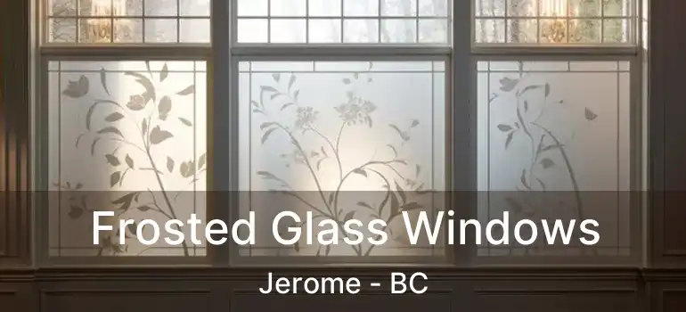  Frosted Glass Windows Jerome - BC