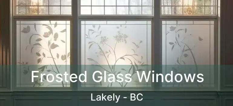  Frosted Glass Windows Lakely - BC