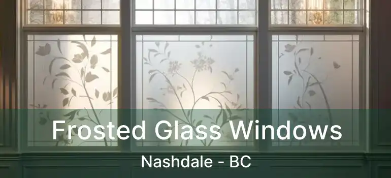  Frosted Glass Windows Nashdale - BC