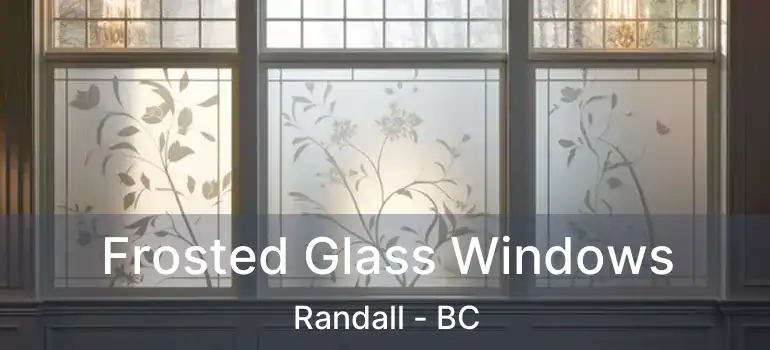  Frosted Glass Windows Randall - BC