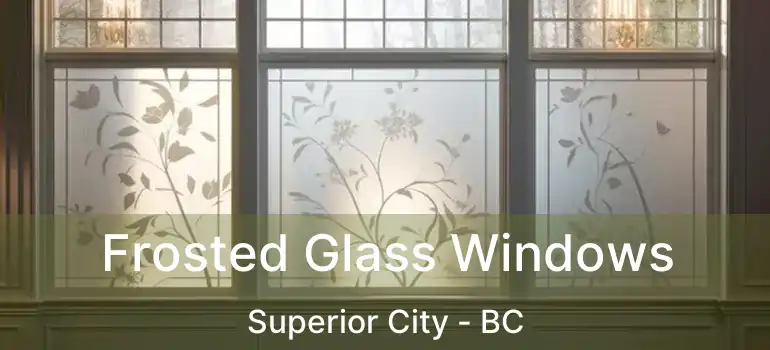  Frosted Glass Windows Superior City - BC
