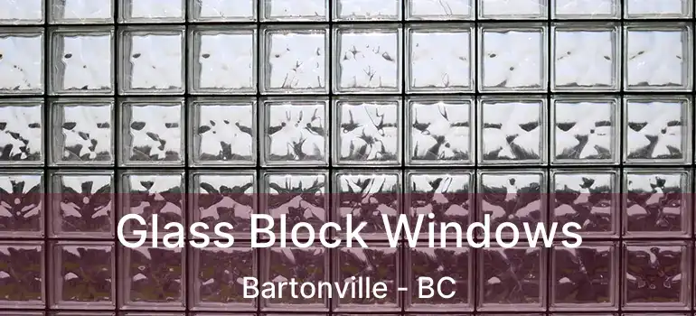  Glass Block Windows Bartonville - BC
