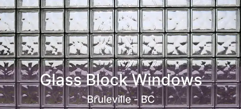  Glass Block Windows Bruleville - BC